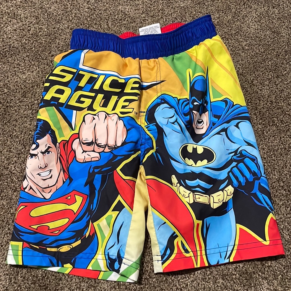 Justice League swim shorts
